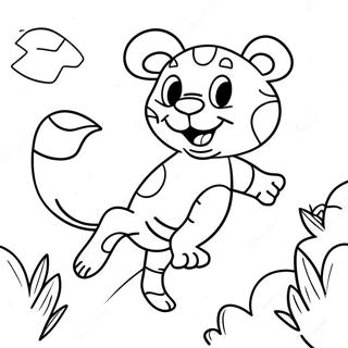 Tigger Jumping High Coloring Page 55718-12192