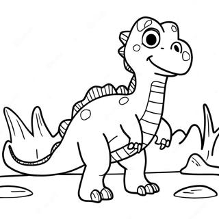 Dinosaur Coloring Page 55814-12211