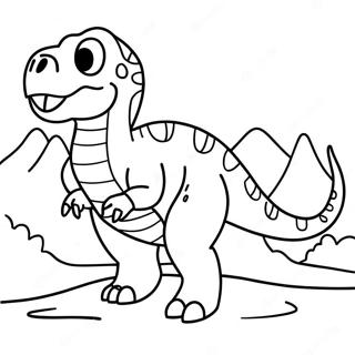 Dinosaur Coloring Page 55814-12212