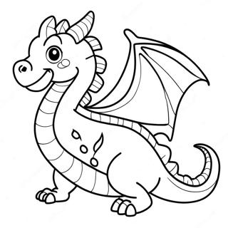 Delightful Dragon Coloring Page 55816 12217