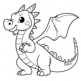 Delightful Dragon Coloring Page 55816-12218