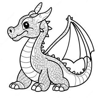 Delightful Dragon Coloring Page 55816 12219