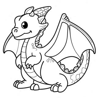 Delightful Dragon Coloring Page 55816 12220