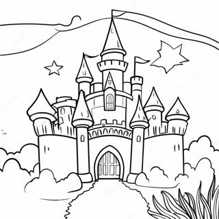 Dreamy Castle Coloring Page 55818 12226