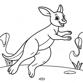 Kangaroo Coloring Pages