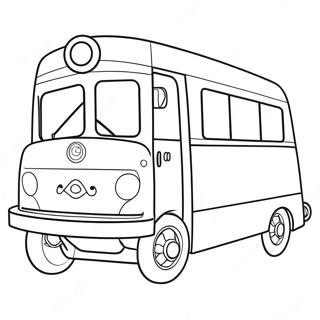 Tayo And Friends Adventure Coloring Page 56096 12277