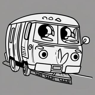 Tayo And Friends Adventure Coloring Page 56096 12278