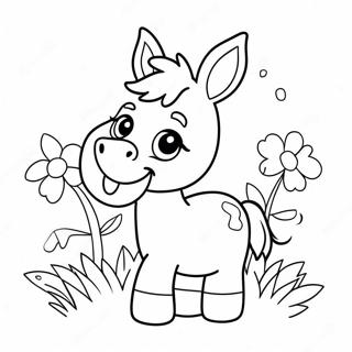 Donkey Coloring Pages