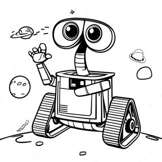 Wall E Coloring Pages