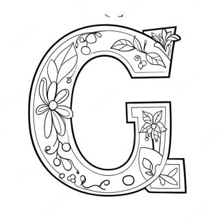 Cute Letter C Coloring Page 56467-12352