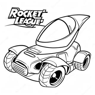 Rocket League Coloring Pages