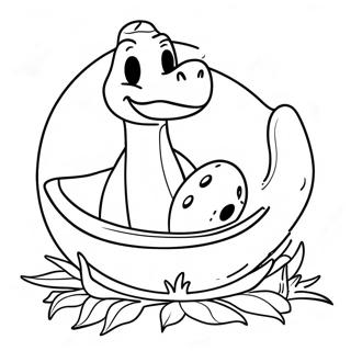 Dinosaur Egg Coloring Pages