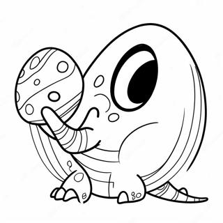 Colorful Dinosaur Egg Nesting Coloring Page 57468-12572