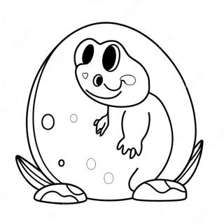 Rainbow Dinosaur Egg Coloring Page 57472-12585