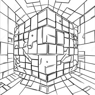 Borg Cube Menacing Coloring Page 57749 12643