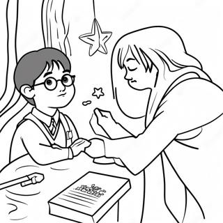 Magical Harry Potter Scene Coloring Page 57939-12678
