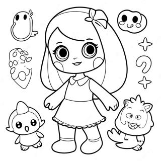 Abby Hatcher Coloring Pages