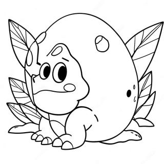 Colorful Dinosaur Egg Nesting Coloring Page 58465-12789