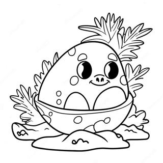 Colorful Dinosaur Egg Nesting Coloring Page 58465-12792