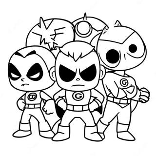 Teen Titans Go Coloring Pages