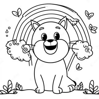 Colorful Rainbow Friends Coloring Page 59008-12911