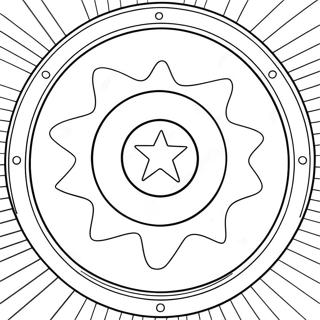 Captain America Shield Coloring Page 59203-12975