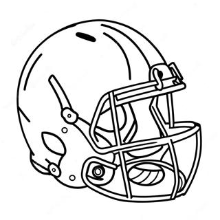 Football Helmet And Ball Coloring Page 59496-13047