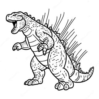 Godzilla Coloring Pages