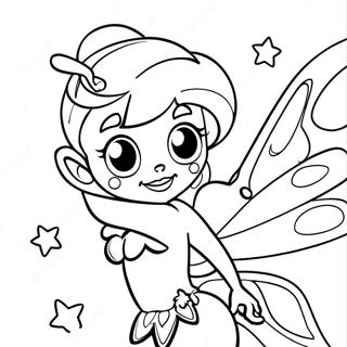 Tinker Bell With Sparkling Pixie Dust Coloring Page 60312-13213