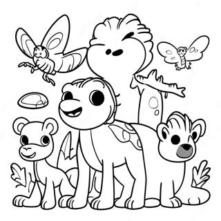 Wild Kratts Colorful Creatures Coloring Page 60577-13270