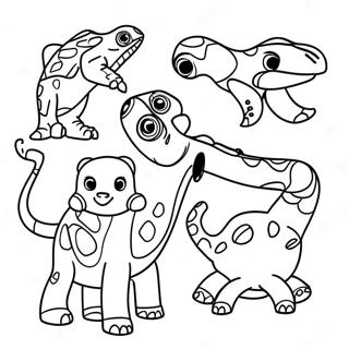 Wild Kratts Colorful Creatures Coloring Page 60577-13271