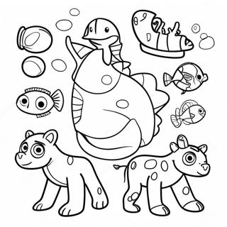 Wild Kratts Colorful Creatures Coloring Page 60577-13272