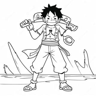 Luffy Coloring Pages