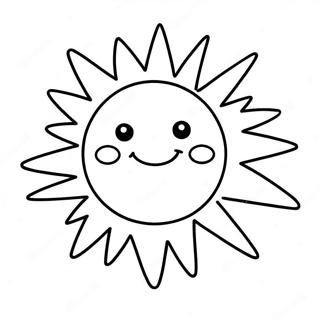 Sun Coloring Pages