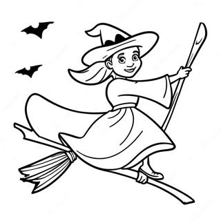 Witch Coloring Pages