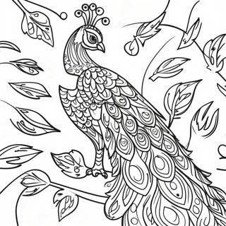 Peacock Coloring Pages