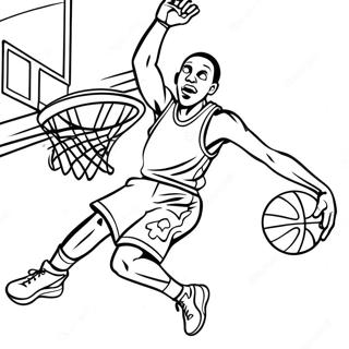 Basketball Coloring Pages