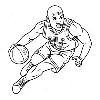 Michael Jordan Space Jam Coloring Page 61866-13613