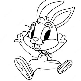 Lola Bunny In Action Coloring Page 61867-13617