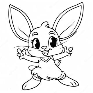 Lola Bunny In Action Coloring Page 61867-13618