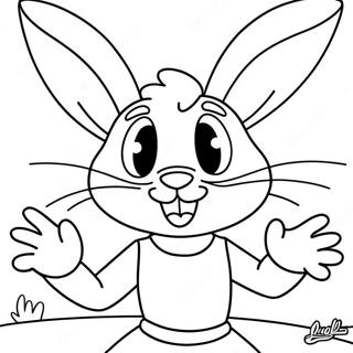 Lola Bunny In Action Coloring Page 61867-13619