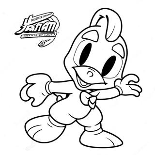 Daffy Duck Space Jam Coloring Page 61868-13621