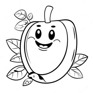 Funny Coffee Bean Characters Coloring Page 62412-13769