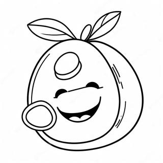 Funny Coffee Bean Characters Coloring Page 62412-13770