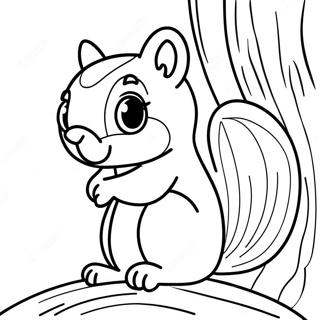 Squirrel Coloring Pages