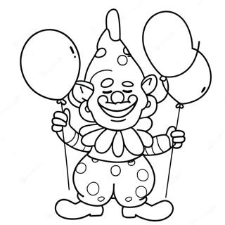 Clown Coloring Pages