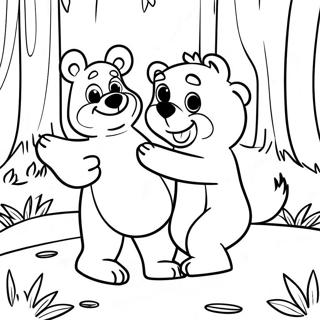 Masha And The Bear Coloring Pages