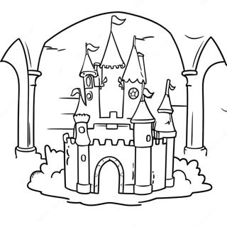 Polly Pocket In A Magical Castle Coloring Page 63608-14090