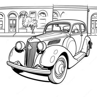 Vintage Car Coloring Page 64350-12950