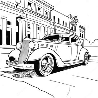 Vintage Car Coloring Page 64350-12951